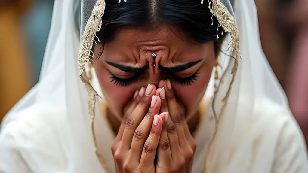 ‘तू काली है, मैं तुझे पसंद नहीं करता…’ विवाहिता ने पति पर लगाए गंभीर आरोप, न्याय के लिए ससुराल के बाहर दिया धरना