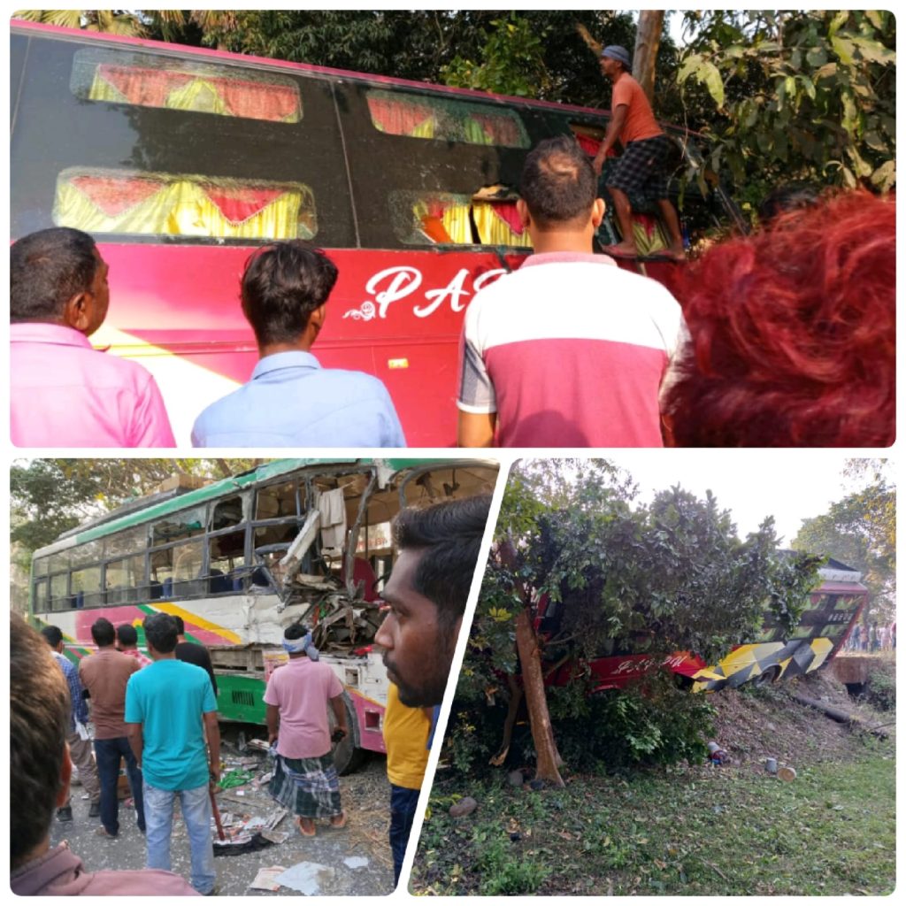 Borio-Boarijor Road Accident: रांची बस और लोकल बस की जोरदार टक्कर, कई यात्री घायल