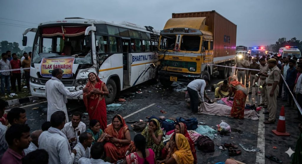 तिलक की खुशियों से लौटता परिवार… NH-319 पर बिछीं लाशें, एक ही घर के पांच चिराग बुझ गए”