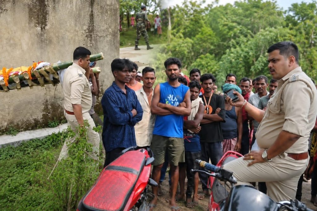 जब पुलिस बनी परिवार का सहारा: सेन्हा थाना प्रभारी नीरज झा की मानवता की मिसाल